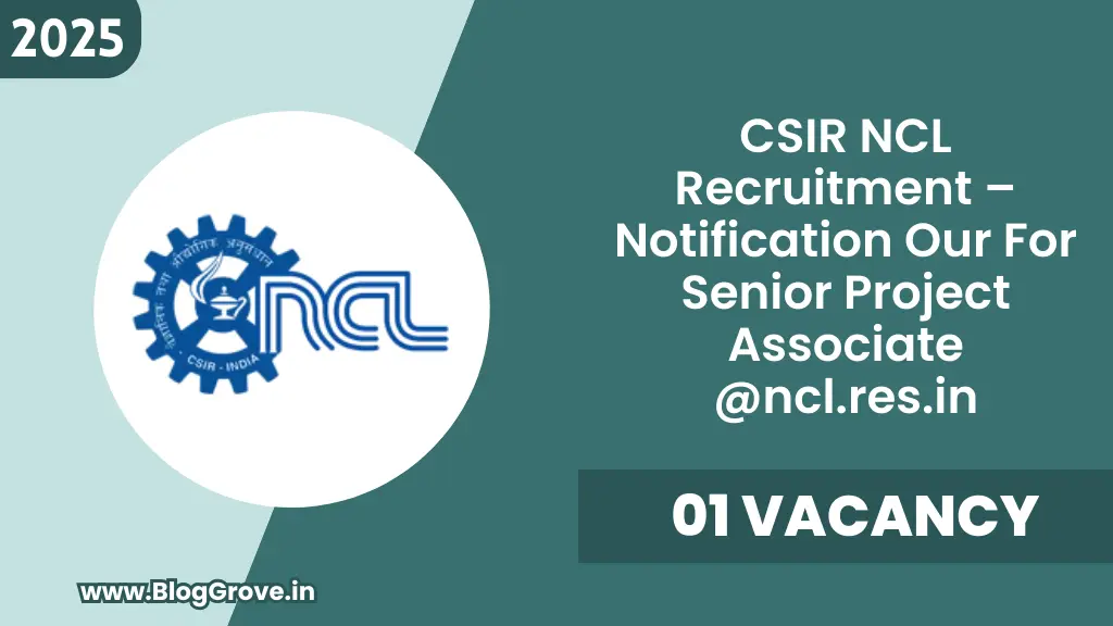 CSIR NCL Recruitment 2026