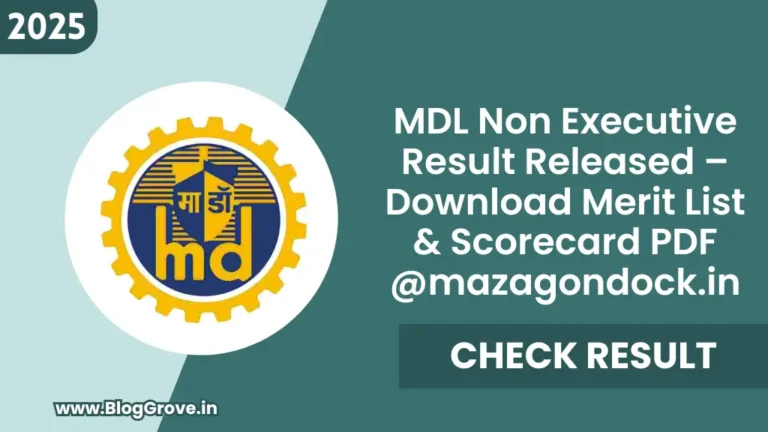 MDL Non Executive Result Released
