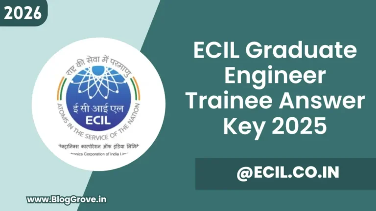 ECIL Graduate Engineer Trainee Answer Key 2025